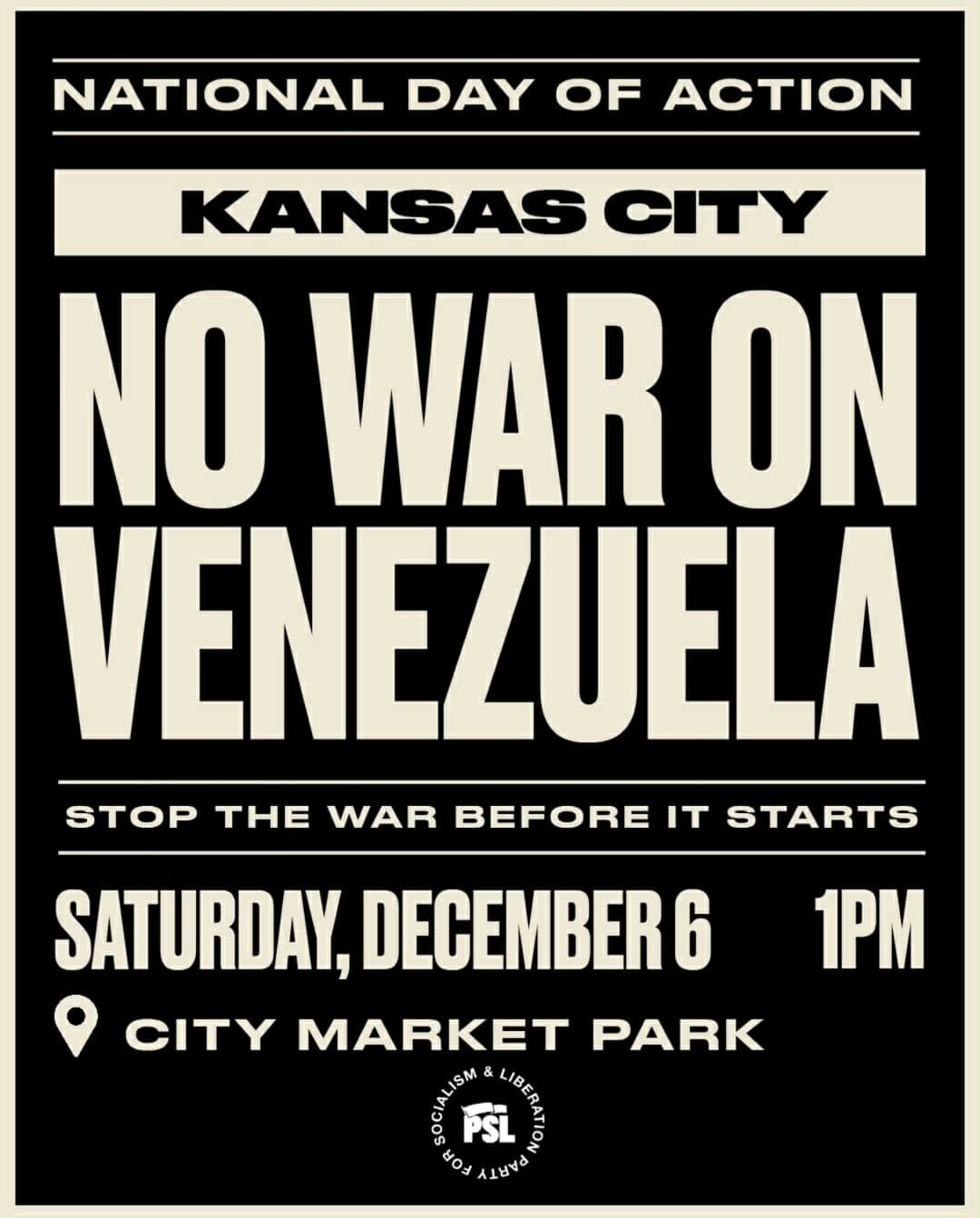 PLS National Day of Action Poster